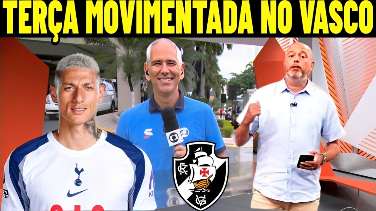 GLOBO ESPORTE DE HOJE (14/04/2026) AGORA!! RICHARLISON CHEGANDO NO VASCO? TER&Ccedil;A MOVIMENTADA NO VASCO