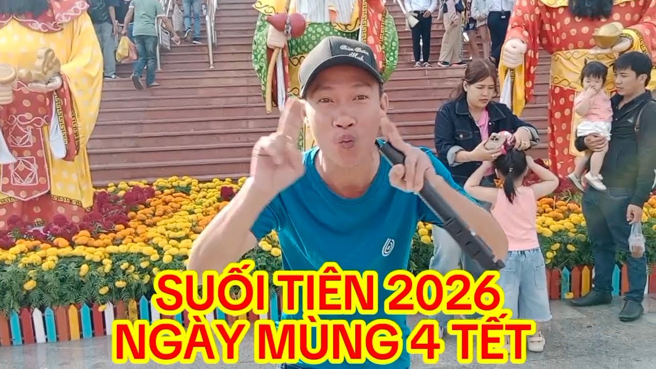 Du Xuân Đón Tết Suối Tiên 2026 Ngày Mùng 4 Tết      | Lý Vlog NMT 