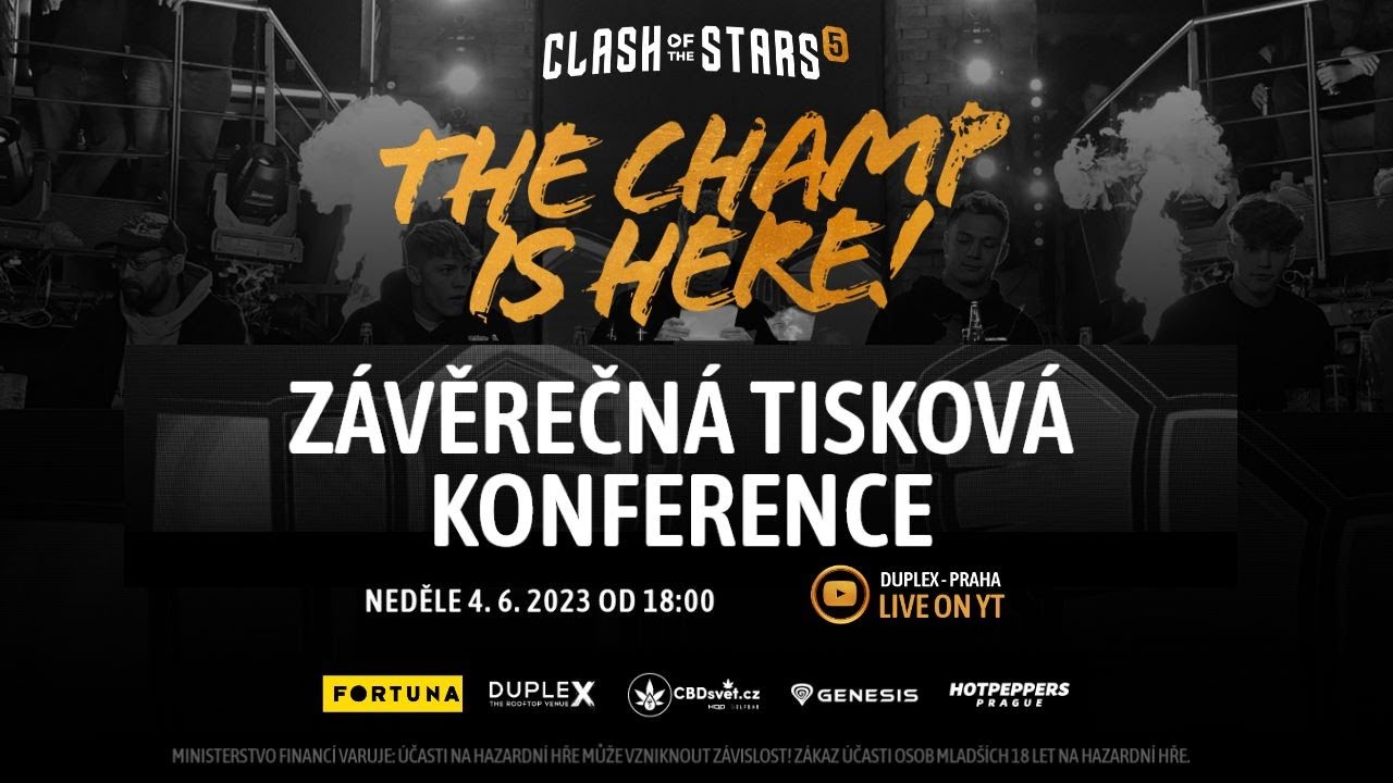 ZÁVĚREČNÁ TISKOVKA | Clash Of The Stars 5