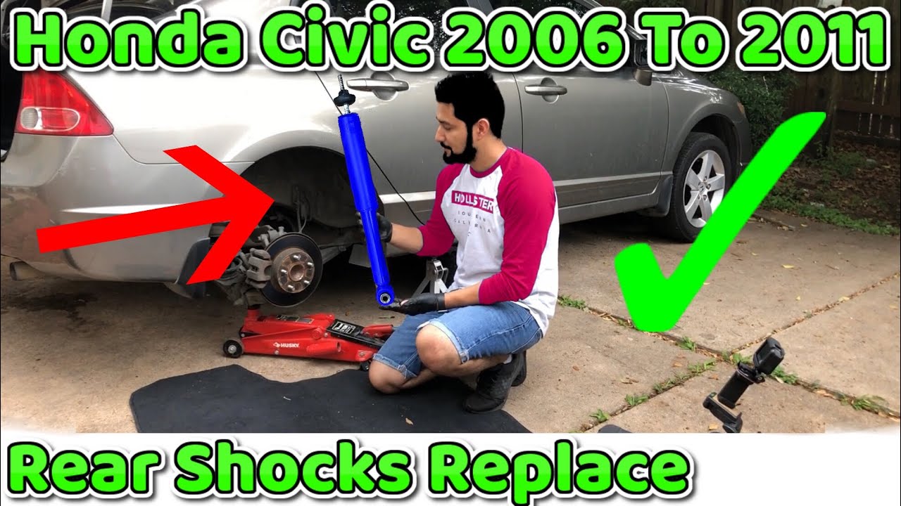 Как заменить задние амортизаторы на Honda Civic 2006 - 2011