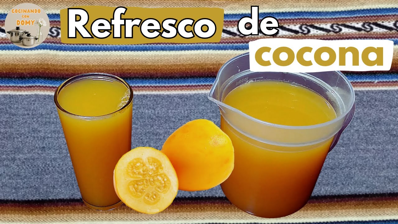 Un riquísimo REFRESCO de COCONA🍹fácil de preparar!!