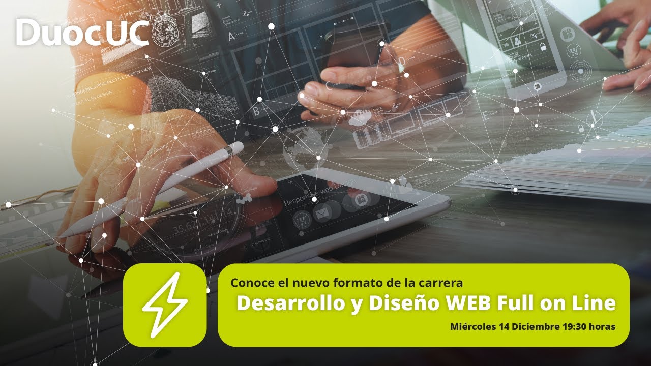 [Charla] Conoce la carrera Desarrollo y Diseño Web Full On Line