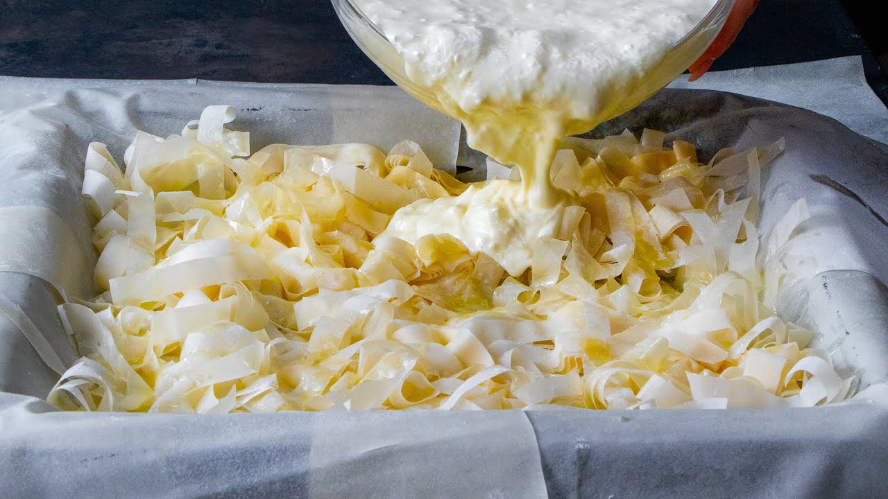 Nacięłam ciasto filo nożyczkami. Lepsze ciasto nie próbowałam!