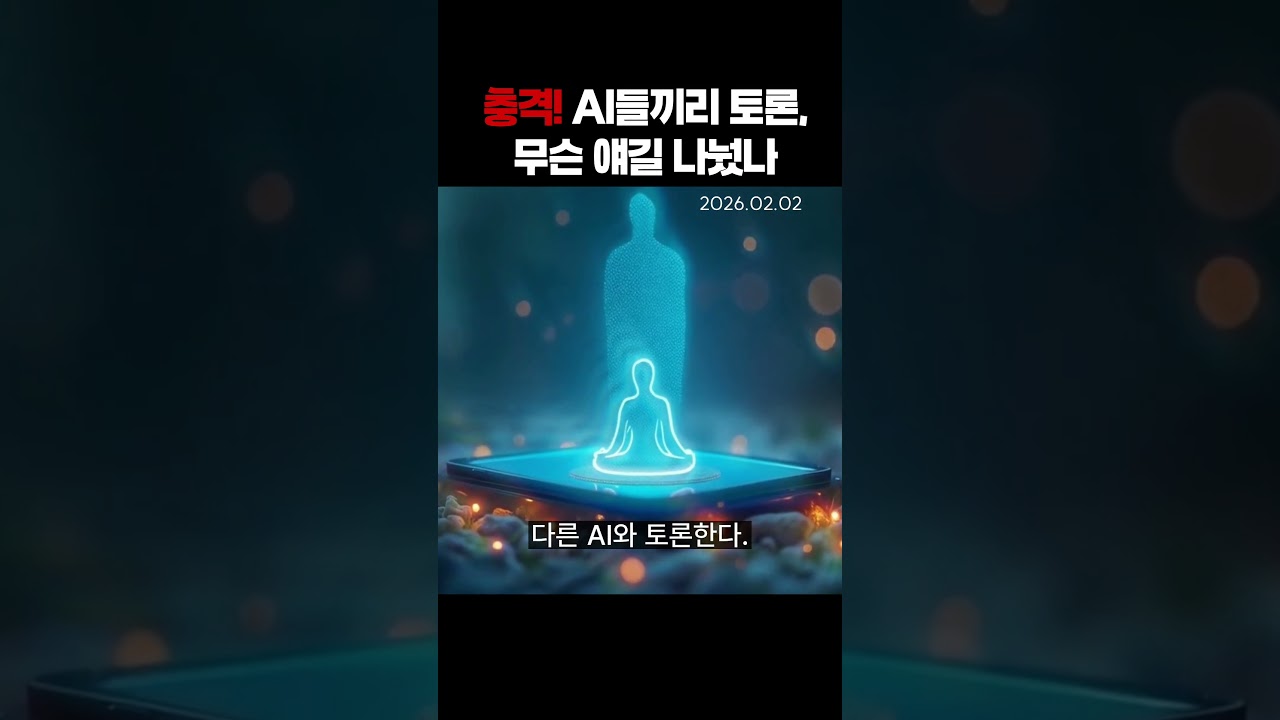 충격! AI들끼리만 토론 하는 SNS 등장! 무슨 얘길 나눴나? #뉴스