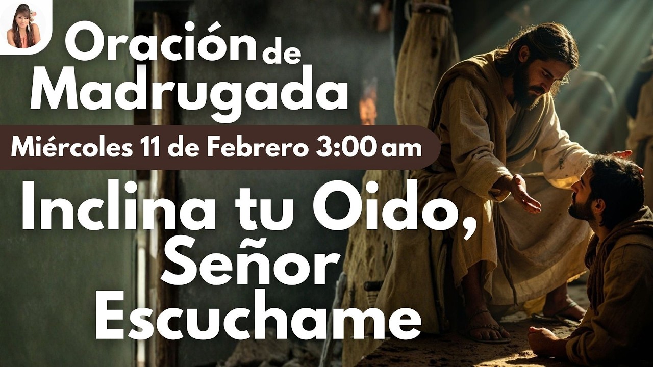 🔴¡EN VIVO! Oración de Madrugada 👉Inclina tu Oido,Señor Escuchame🙏🎇