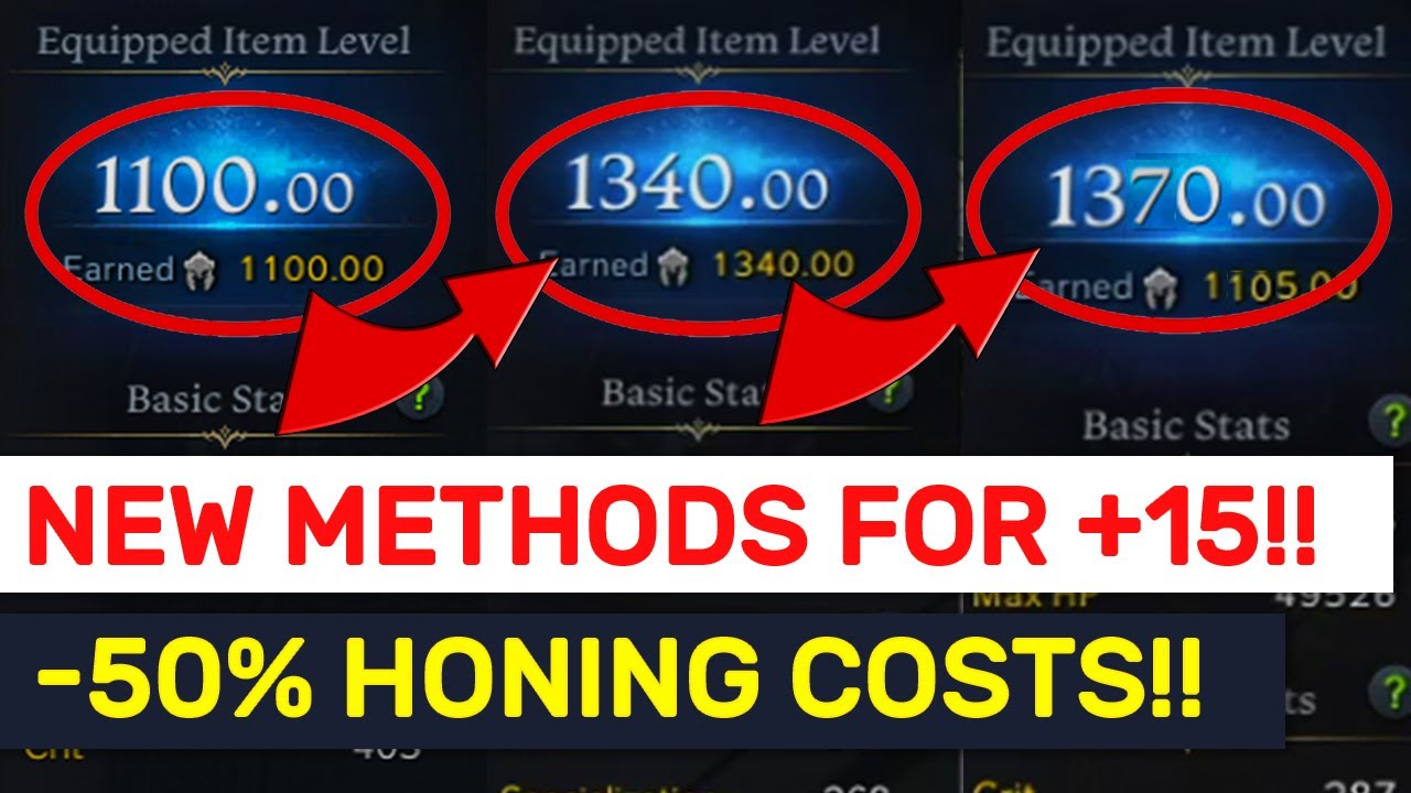 NEW T3 Honing Excel & Rates! CHEAPEST & LATEST Methods! Step By Step Guide! | Lost Ark