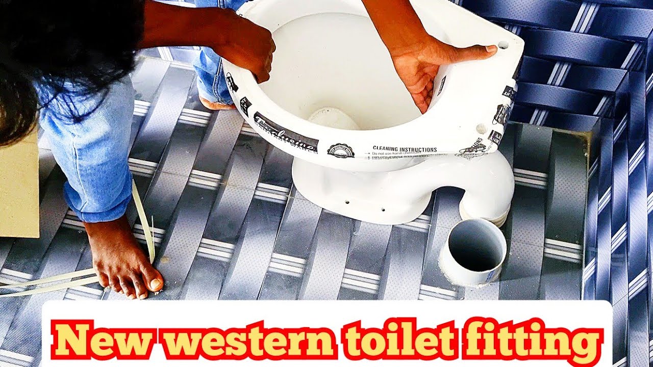 western toilet fitting work in new