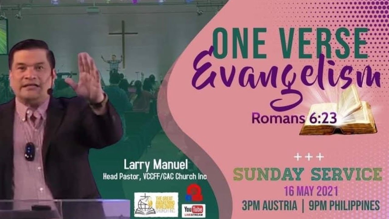 ONE VERSE EVANGELISM (MAY 16 2021)