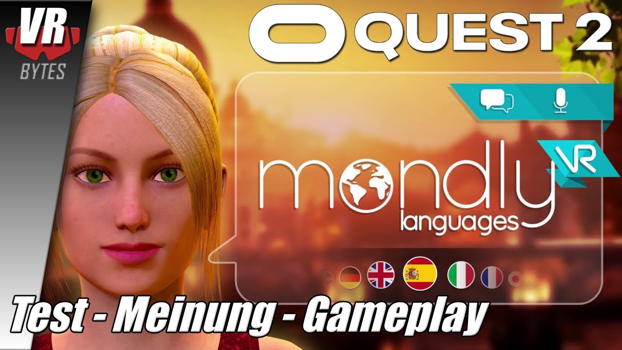 Mondly VR - Practice Languages in VR / Oculus Quest 2 / Deutsch / First Impression / Spiele / Test