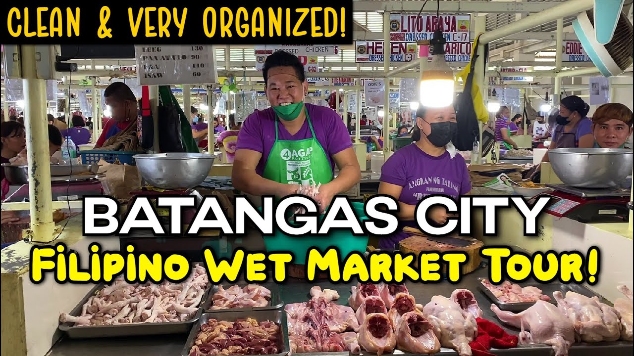 Filipino Food Market Tour in BATANGAS, Philippines | Exploring the BATANGAS CITY NEW PUBLIC MARKET