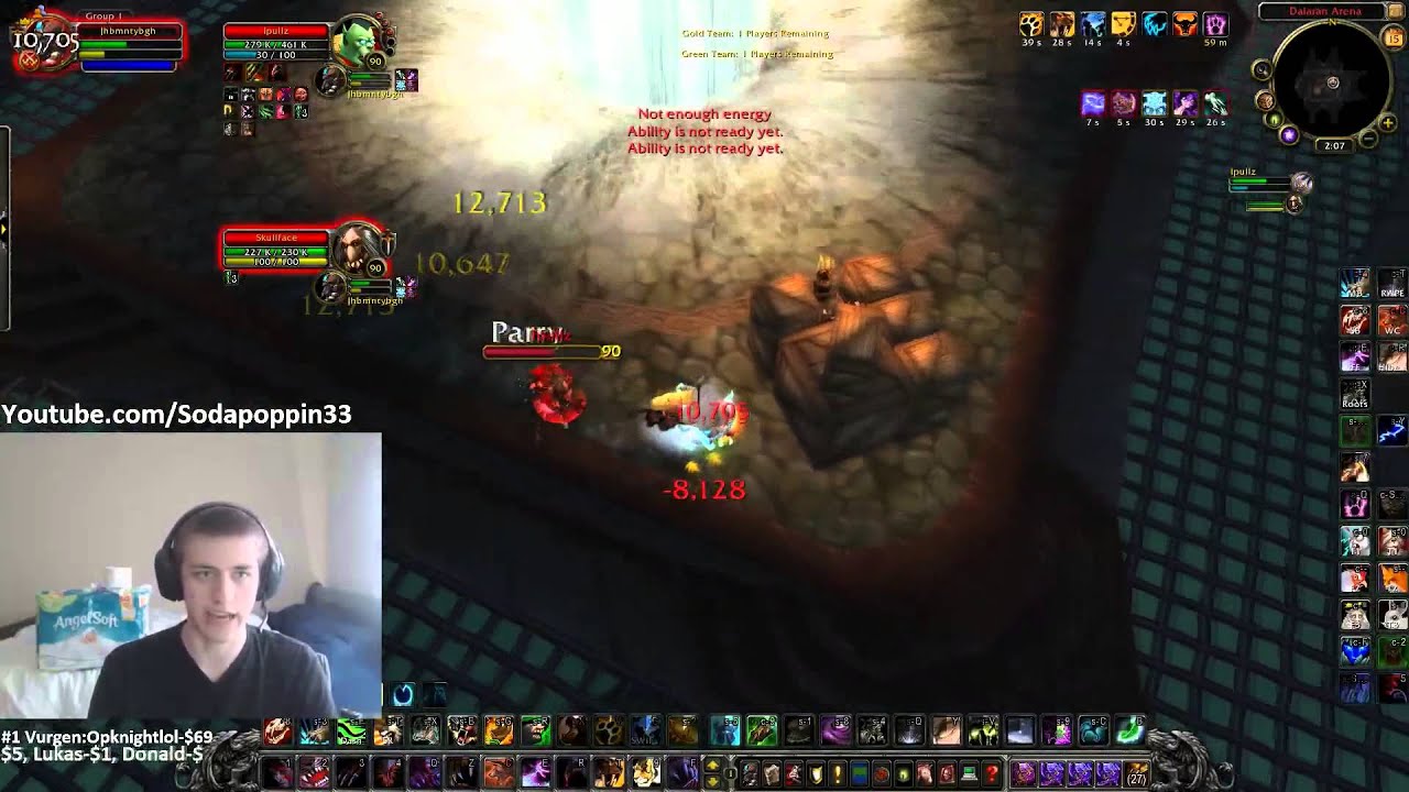Sodapoppin duels for gold vs viewers | WoW Feral pvp