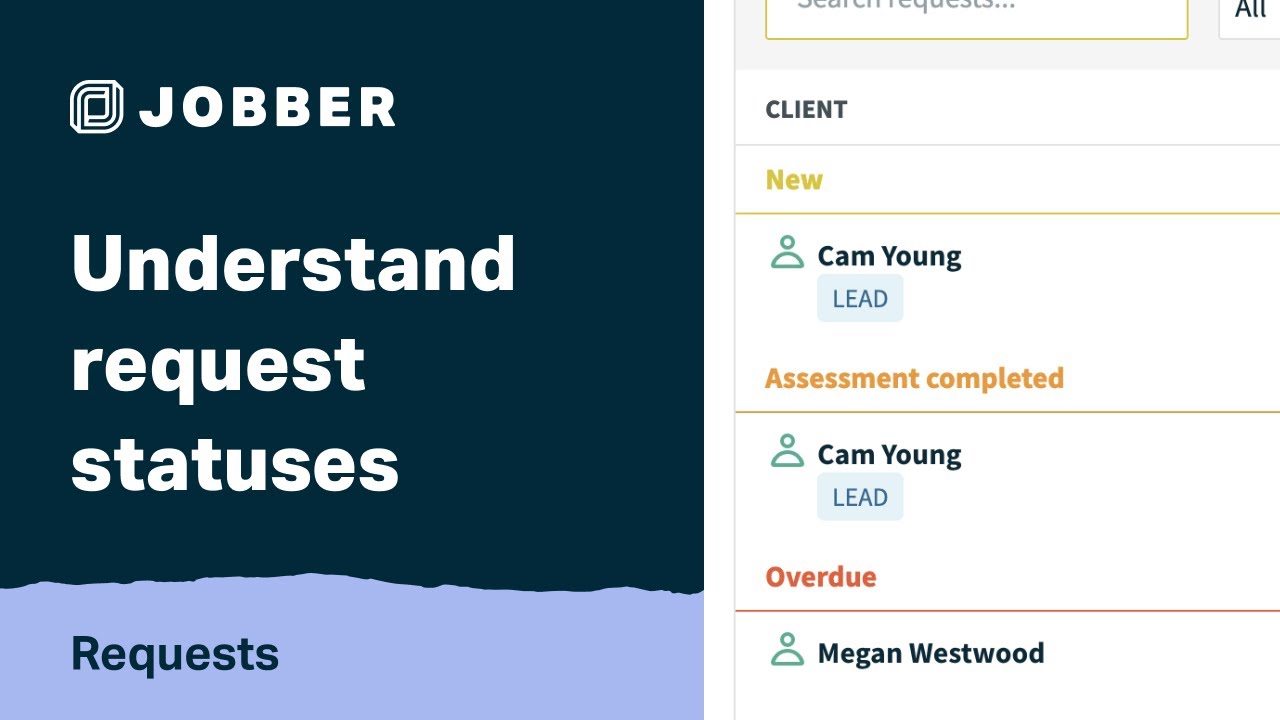 Understand Request Statuses | Requests with Jobber