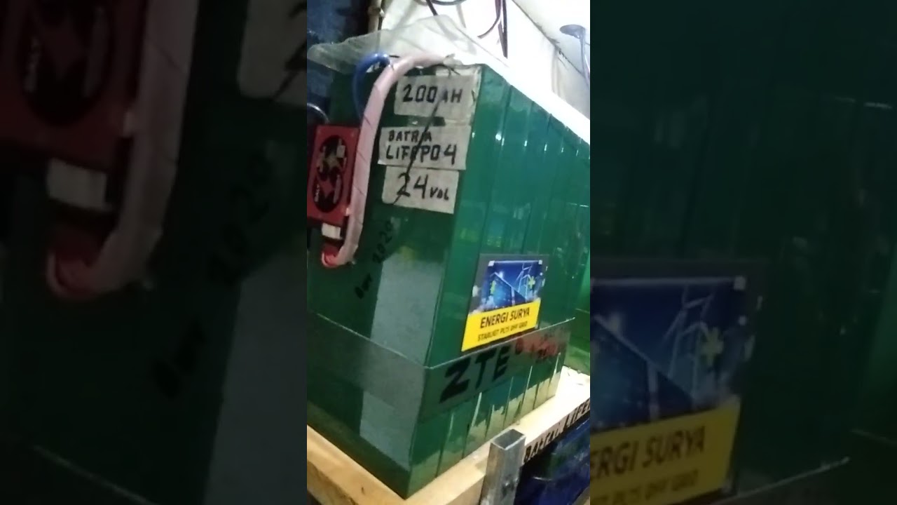 Plts 2 hari nggak ada panas masih aman karena memakai bt lifepo4 😎