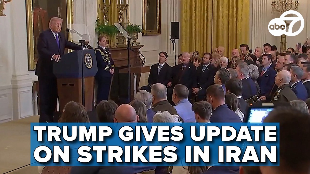 President Trump addresses Iran strikes during Medal of Honor ceremony