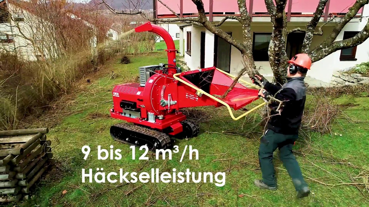 ERCO | Raupenh&auml;cksler GHX CH2350R | Einsatz bei Hanglage