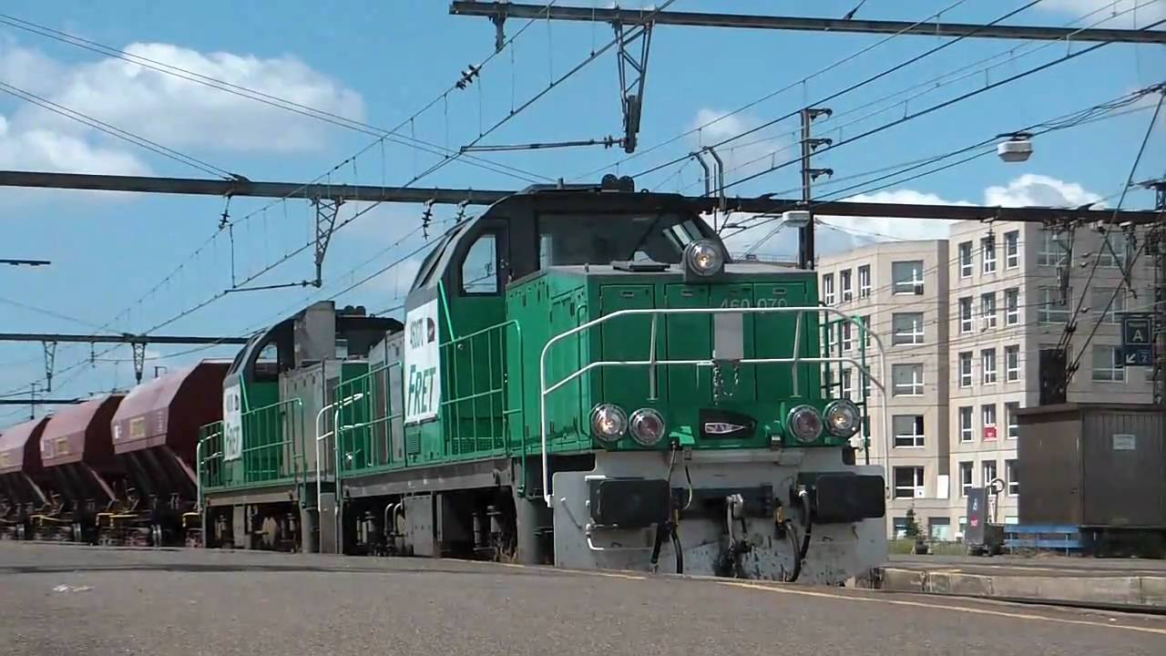 SNCF Locomotive BB 60000 + wagons trémies, St Pierre des Corps