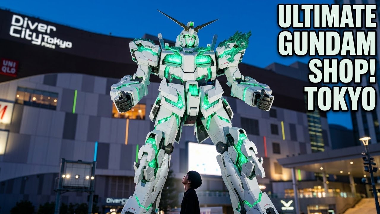 GUNDAM BASE TOKYO | Ultimate Gundam Factory Shop in DiverCity Tokyo Japan