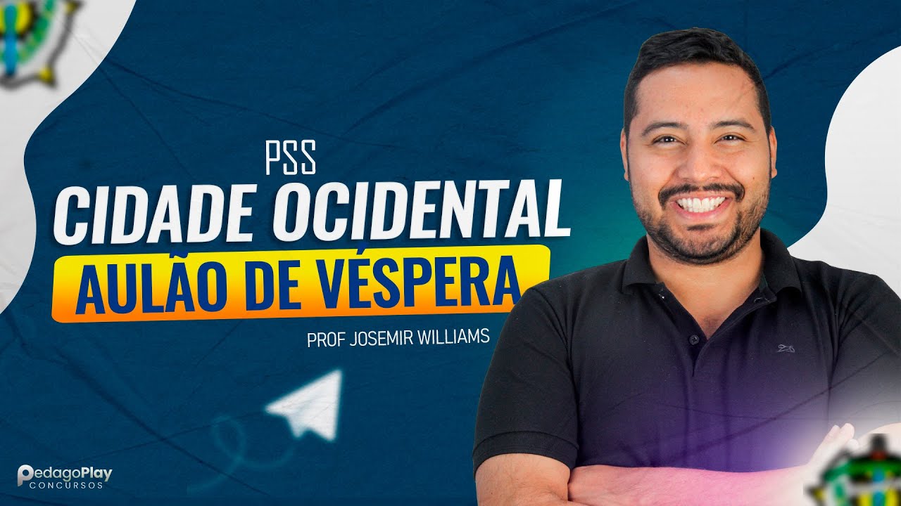 PREMONIÇÃO PSS CIDADE OCIDENTAL [DICAS ANTES DA PROVA]
