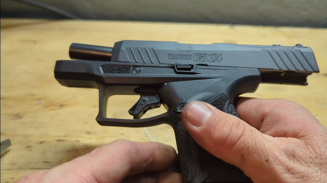 Taurus GX4 slide lock issue and fix. Includes trigger group removal