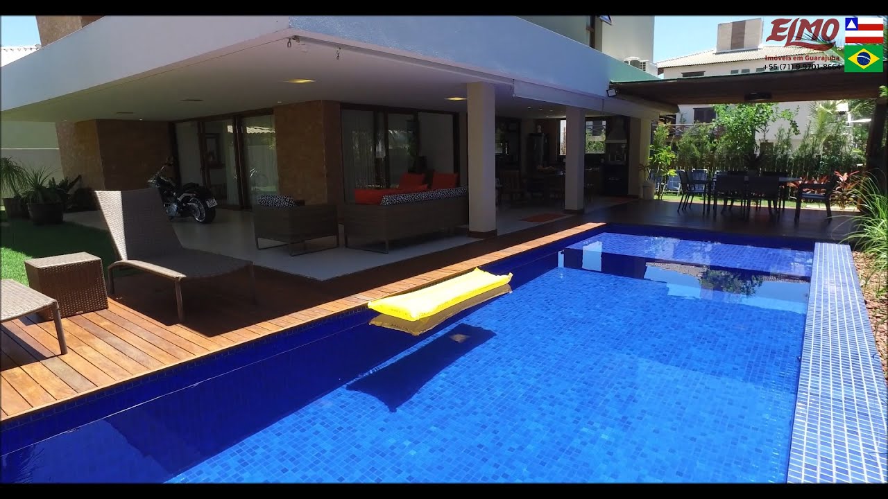 Casa Cygnus; 5 Suítes mais 1 DCE à 25 metros da praia, Condomínio Paraíso, Guarajuba.