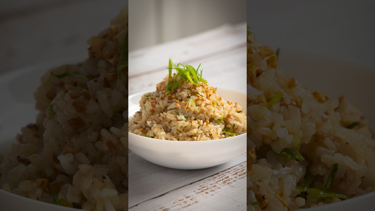 Quick Garlic Fried Rice 