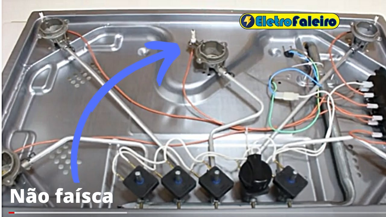 Cooktop NÃO FAÍSCA uma vela