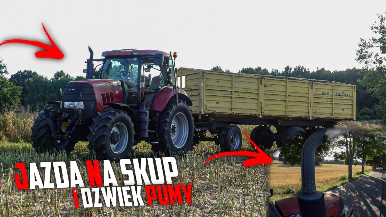 ☆Transport Rzepaku Na Skup☆Case Puma 140 VS 18TON!!☆Sound☆