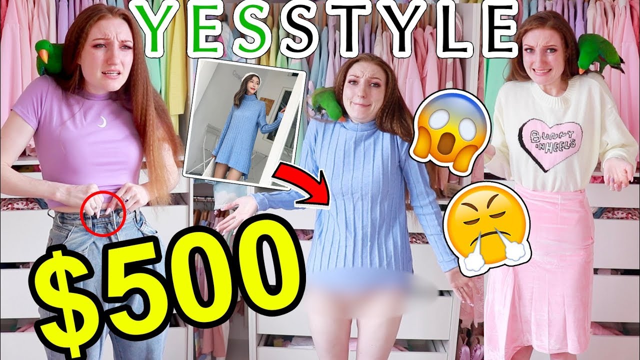 $500 YESSTYLE CLOTHING HAUL AND TRY ON!!! CHEAP KOREAN FASHION HAUL 2018