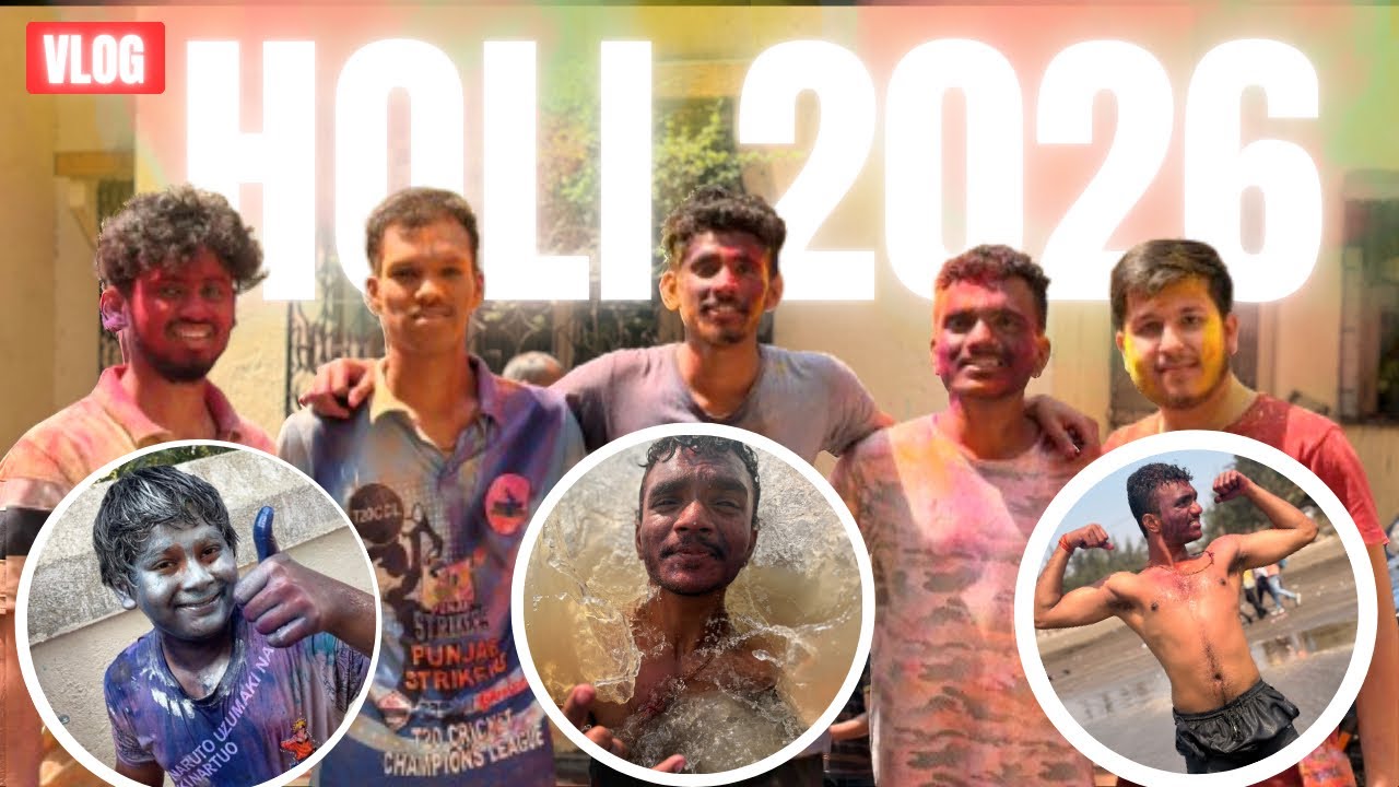 Grahan Kya Hota Hai Bhaiyooo😤😂2026 Ka Holi Vlog❤️‍🔥