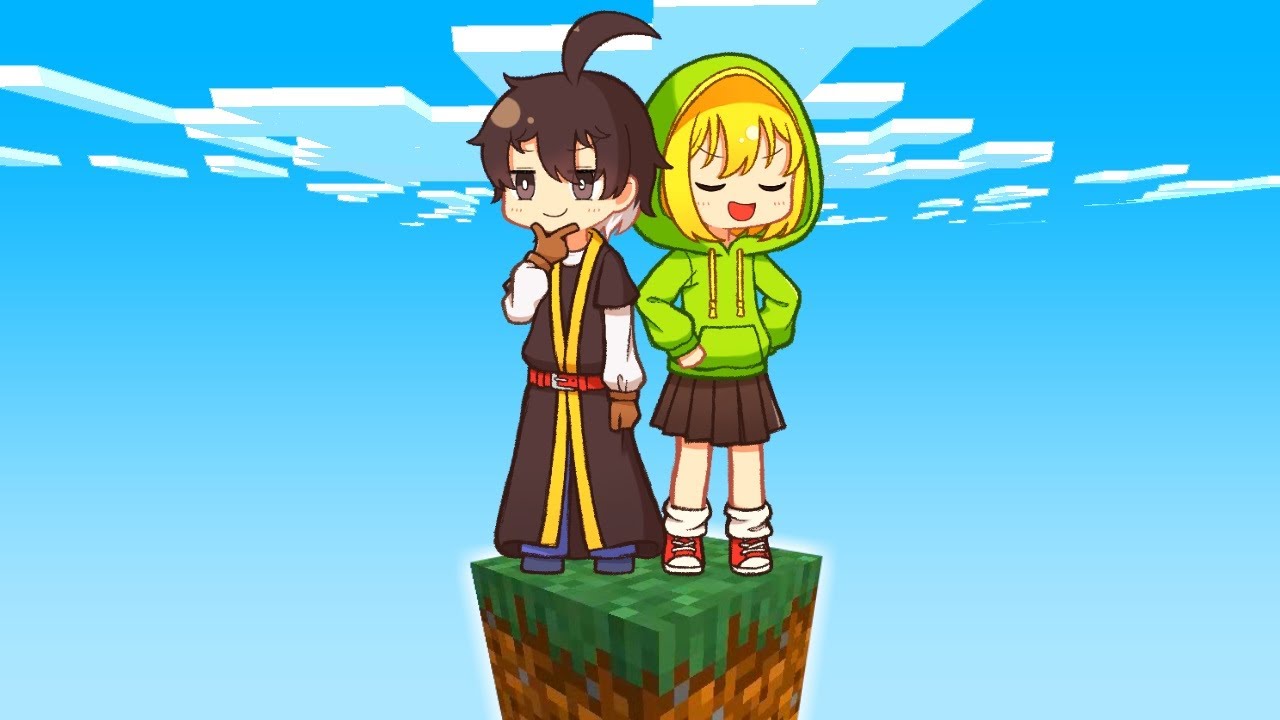 【マイクラ総集編】１ブロックだけの世界をマルチで広げていく【ゆっくり実況/まいくら/マインクラフト/Minecraft】