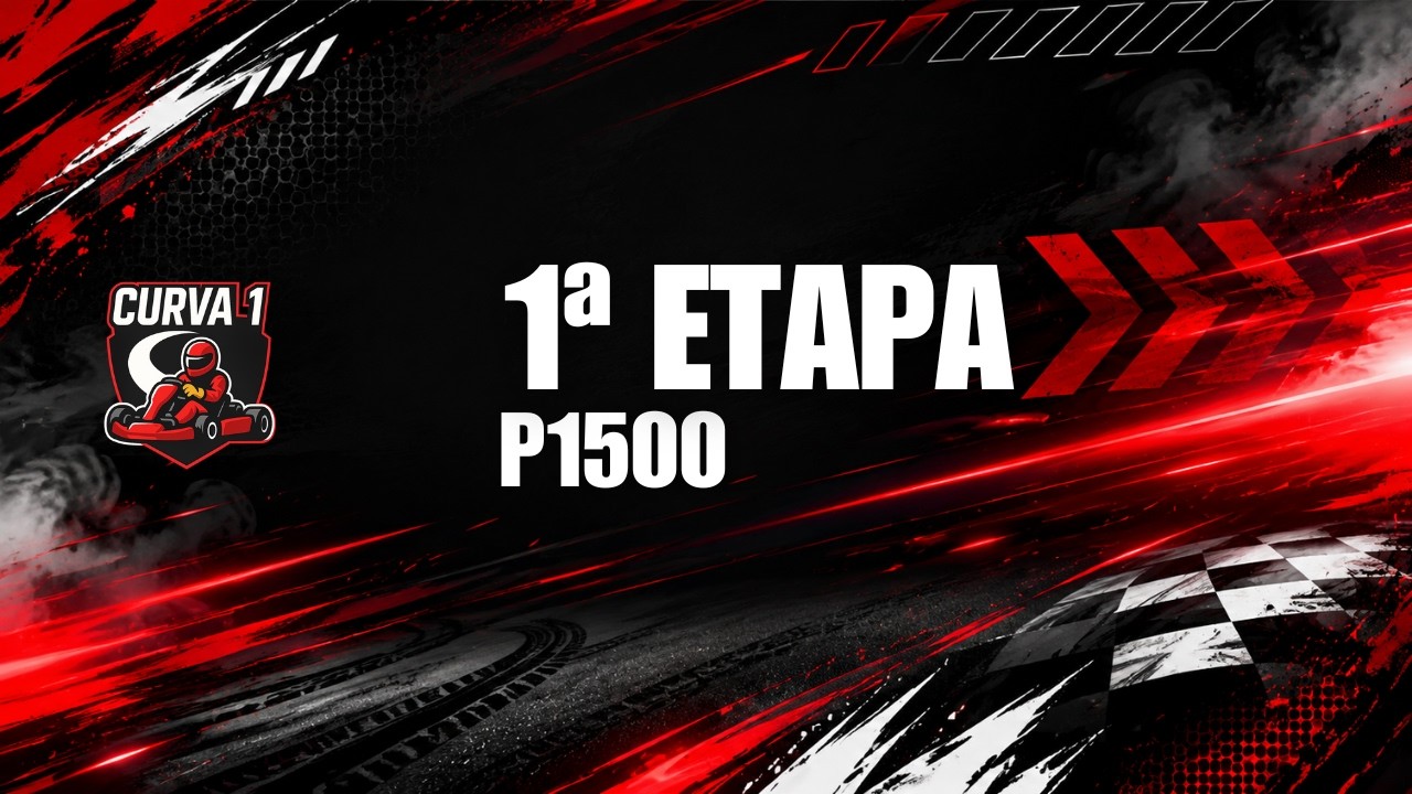 1ª etapa Curva 1 - 2026 - Techspeed P1500 - Quali P4 Chegada P3 (8s penalização)