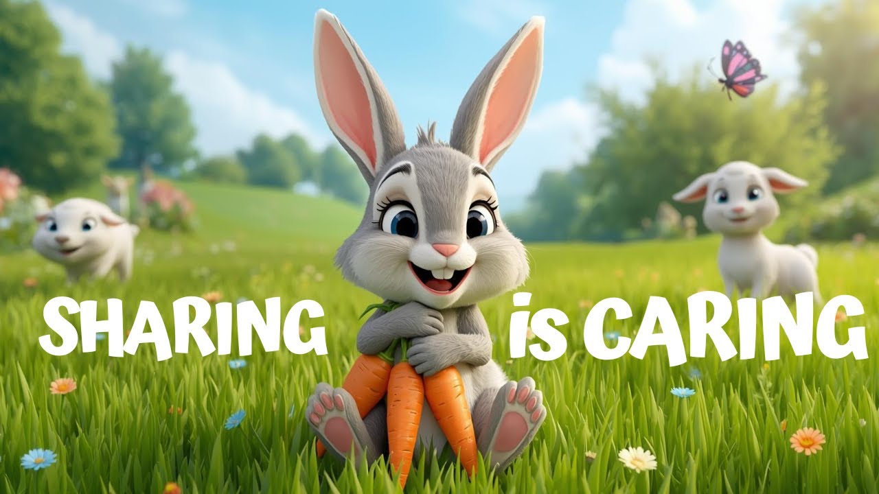 Benny the bunny learns sharing | Sharing is Caring | Kids Moral Story | Coco Kids