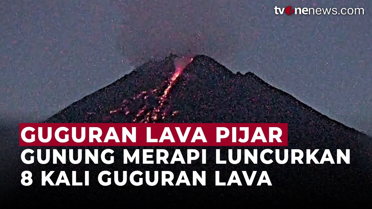 Gunung Merapi Luncurkan Guguran Lava Sejauh 2 Kilometer | OneNews Update