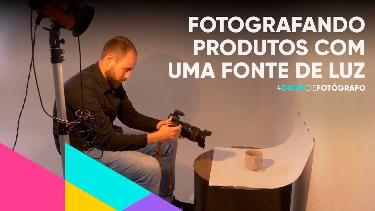 Como fotografar produtos com apenas uma fonte de luz