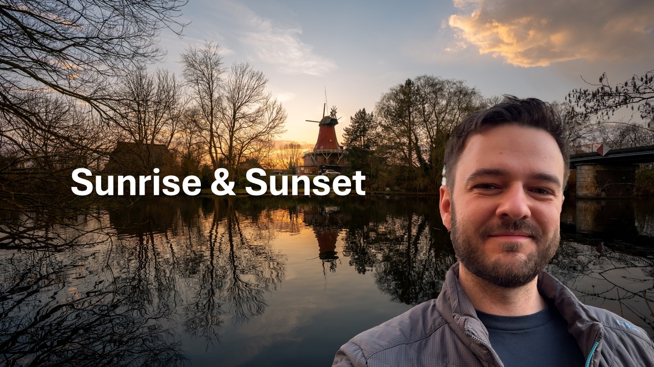 Two Locations, One Day: Sunrise Boats, Rainstorms, and a Windmill Sunset