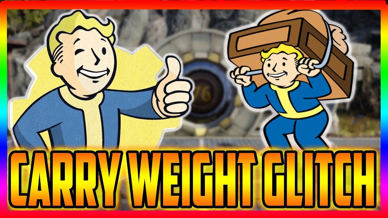 Fallout 76 New Unlimited Carry Weight Glitch After 1.04 Update