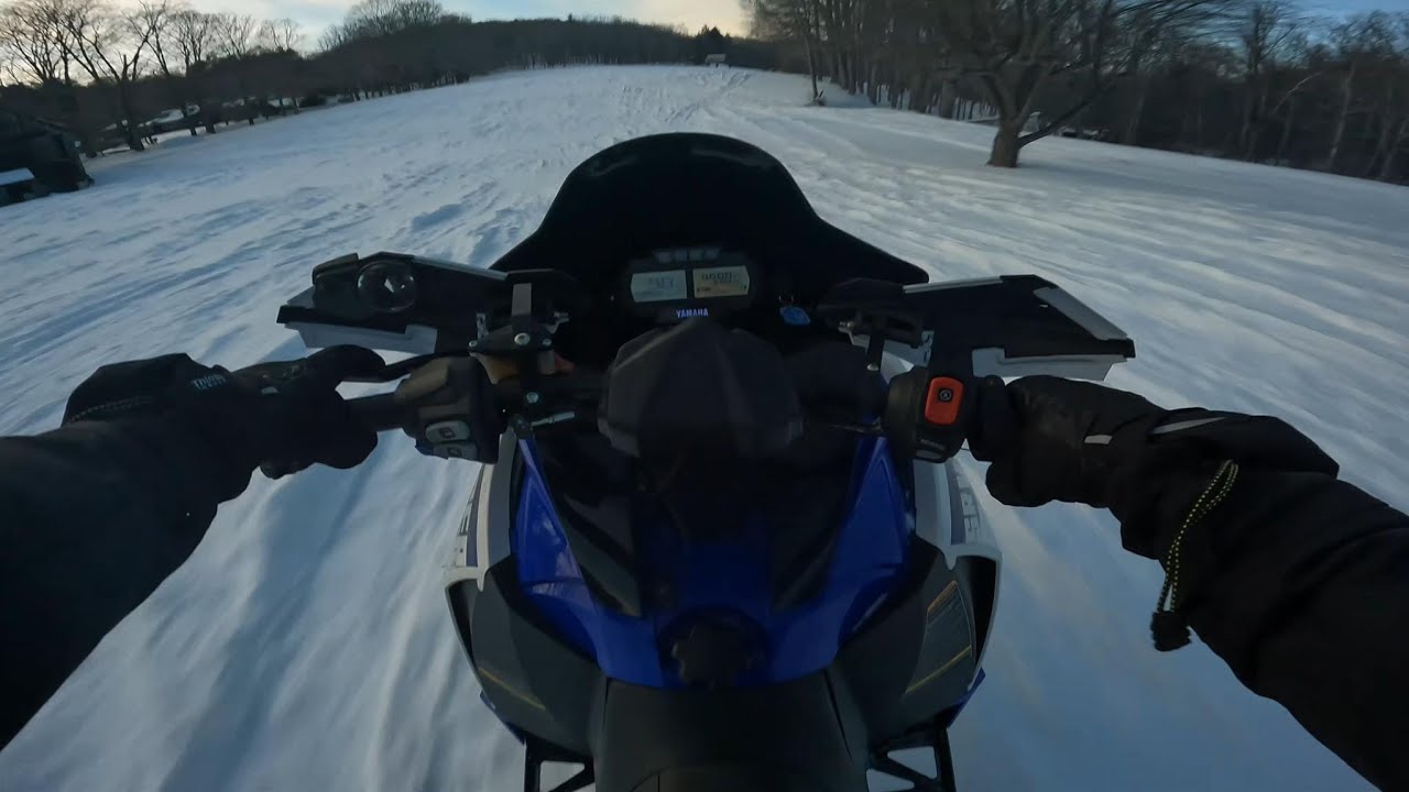 Quick Ride on the Best Sounding Snowmobile | Yamaha SR Viper MPI Turbo