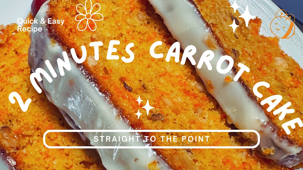 2 minutes straight to the point, NO BS carrot cake recipe