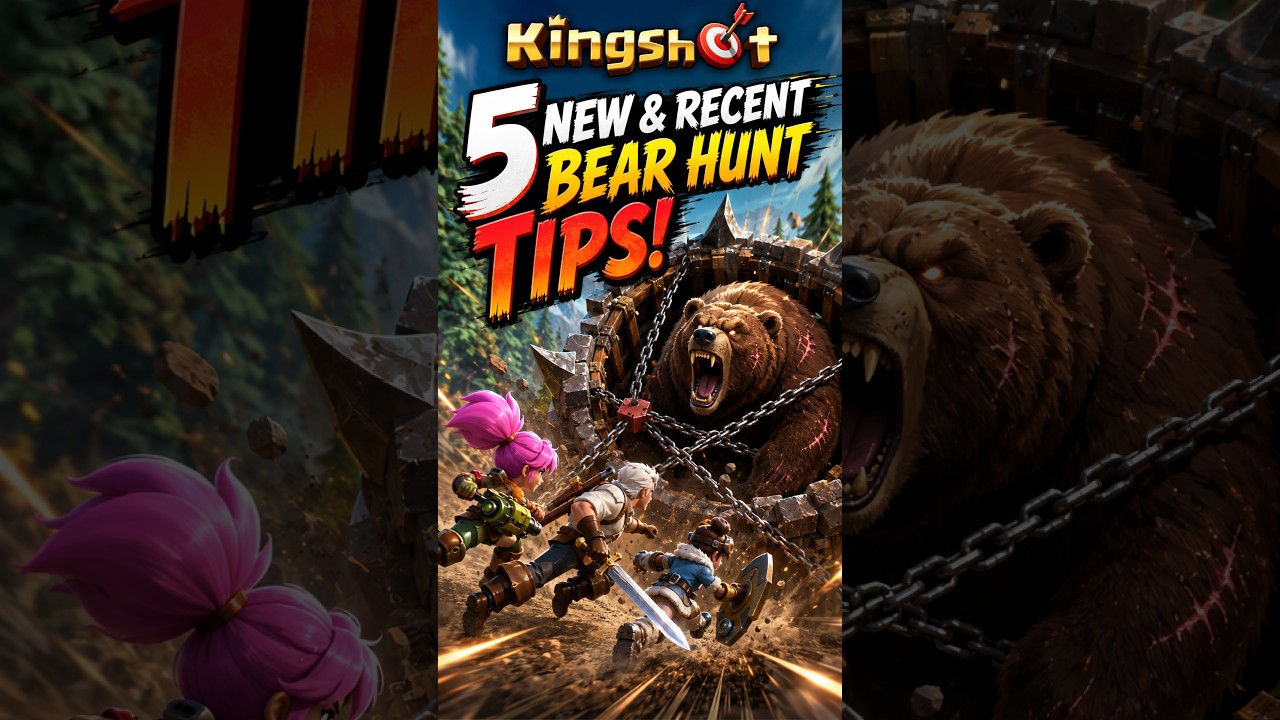 Kingshot! 5 NEW And Recent BEAR HUNT TIPS For YOU!