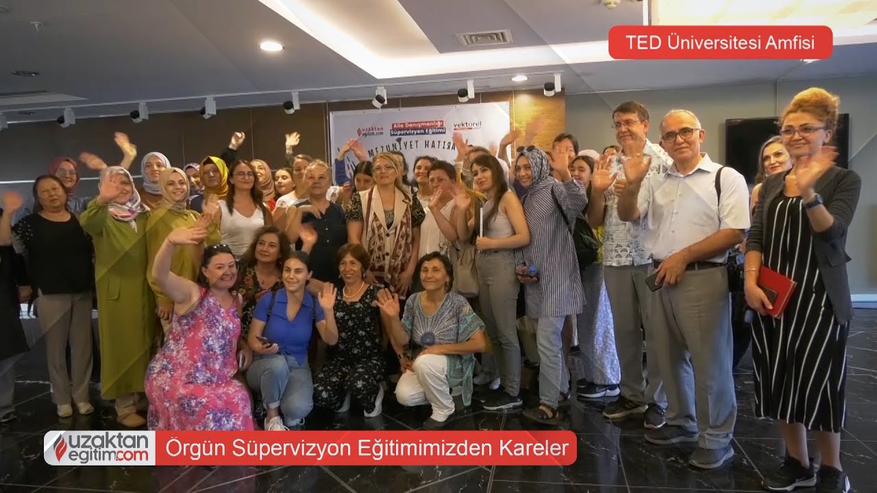 Uzaktan Eğitim - Aile Danışmanlığı Eğitimi Örgün Süpervizyon Eğitimimizden Kareler