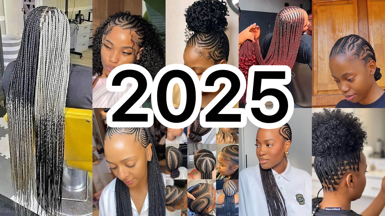 2026 CUTE LATEST CORNROW BRAIDS HAIRSTYLES/GHANA WEAVING HAIRSTYLES/ STITCH BRAIDS HAIRSTYLES #viral