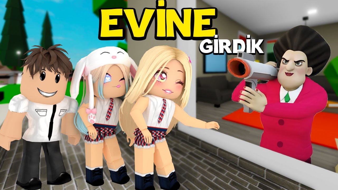 SCARY TEACHER EVİNE GİRİP SORULARI ALDIK 😱 BROOKHAVEN 🏡 RP