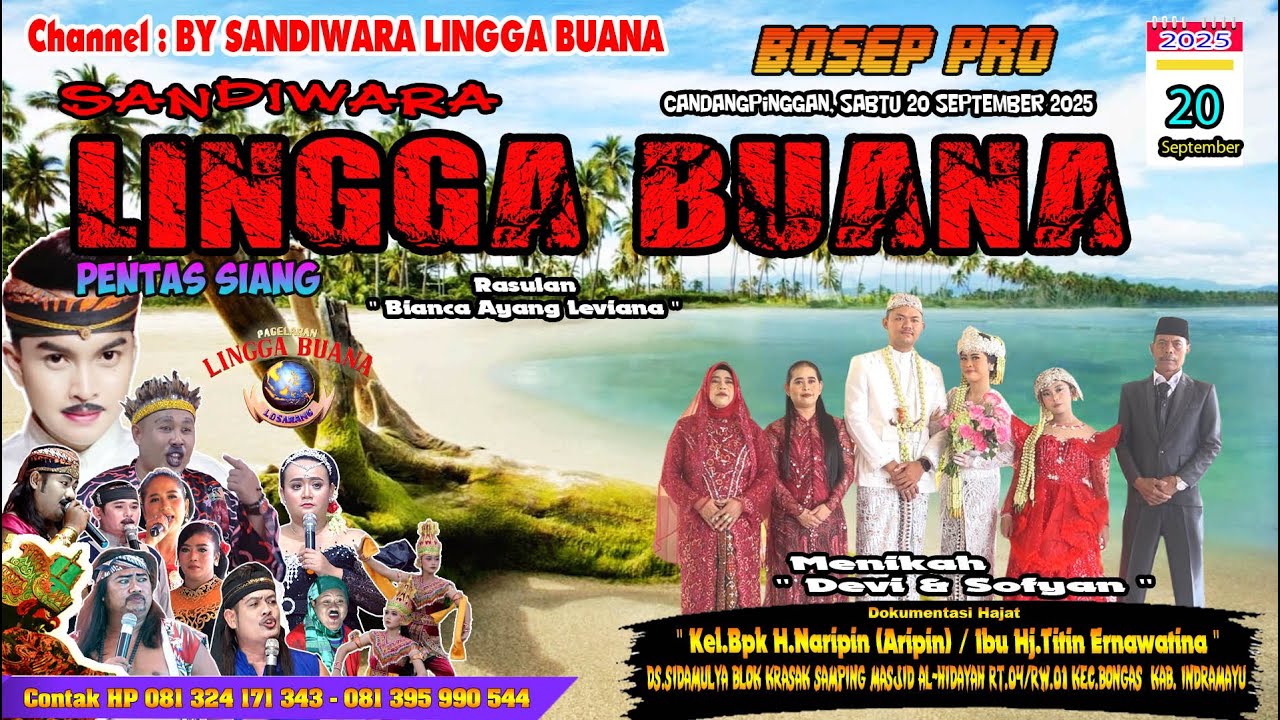 LIVE SANDIWARA LINGGA BUANA Candangpinggan, Sabtu 20 September 2025  PENTAS SIANG