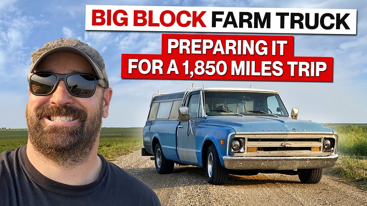 1968 Chevrolet BIG BLOCK Pickup Truck! Preparing it for a Road Trip to Florida 1850 Miles!