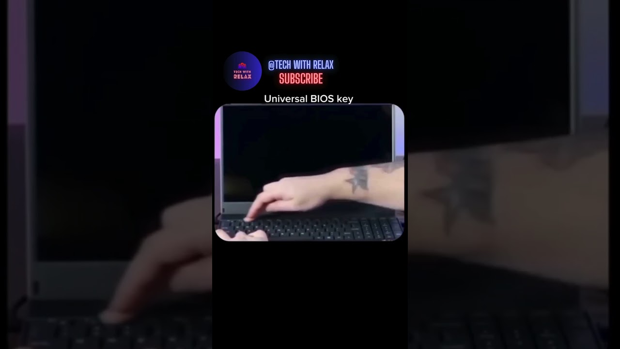 Universal way to open bios#funnyshorts #problemfix #funny