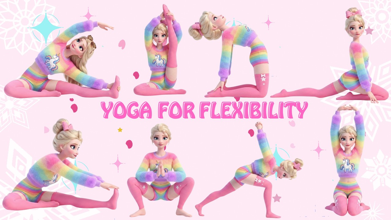 Elsa's Yoga Secrets Revealed | Build Flexibility Like Her | Kids Yoga Poses