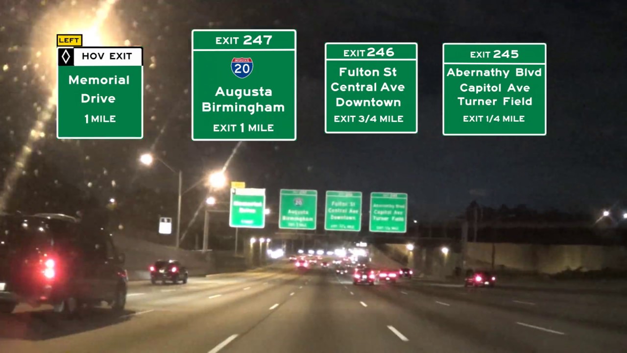 I 75 Atlanta Night Thunder