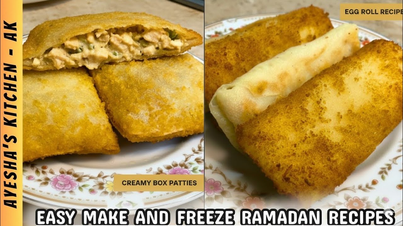 Easy Make and Freeze Recipes | Creamy Box Patties | Egg Roll Recipe | Easy Crepe Recipe 