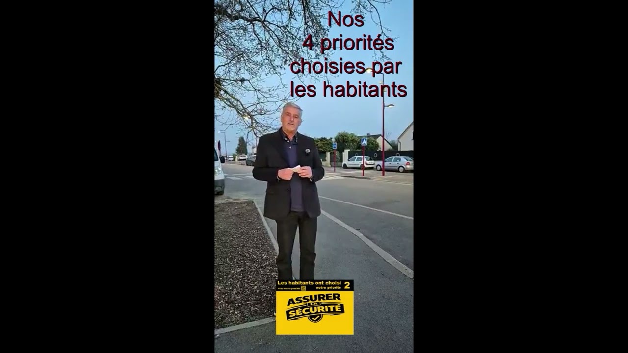 Nos 4 priorités du programme choisies par les habitants