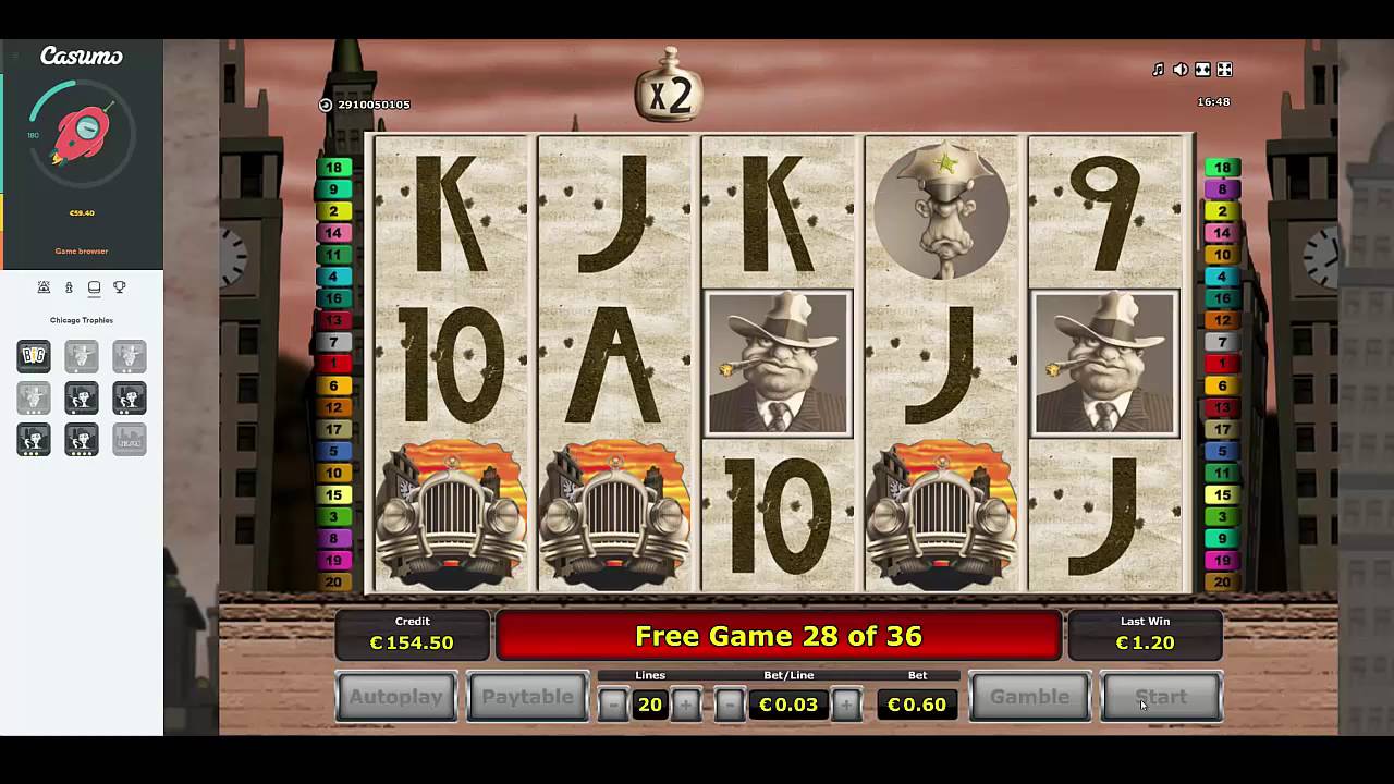 Chicago Slot - First Spin - Re-Triggers + Big Win! - Novomatic